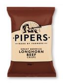 Pipers Longhorn Beef Crisps